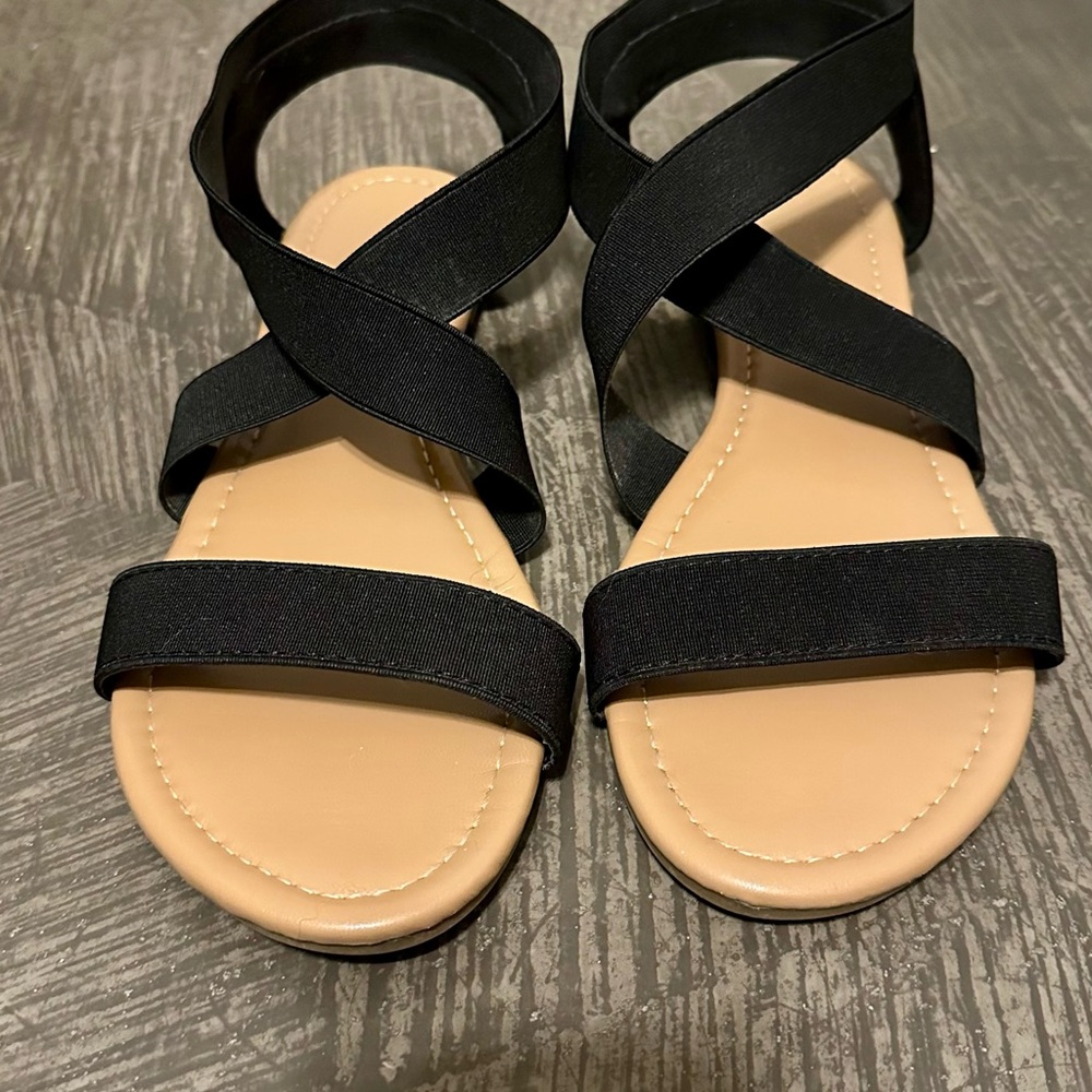 Black Strappy Sandals